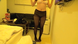 Sexy lady who loves cosplay ♡ Part 1 (black stockings + black tights)